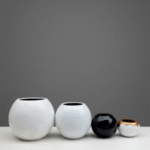 Round ball fiberglass planters | 60cm, 50cm, 30cm, 25cm in Height