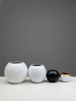 Round ball fiberglass planters | 60cm, 50cm, 30cm, 25cm in Height