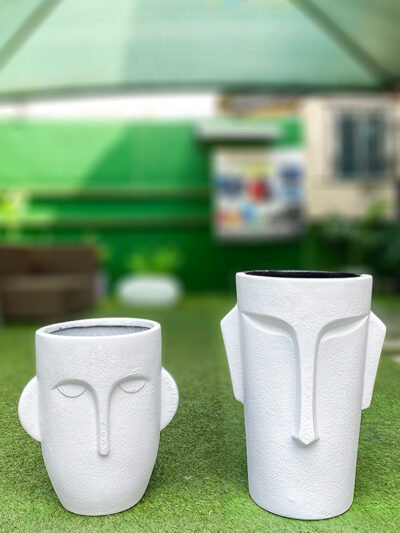 Mendels linear face fiberglass planter | 55cm x 28.5cm
