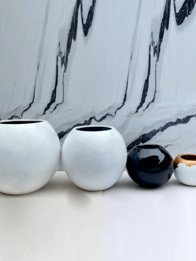 mendels ball fiberglass planters