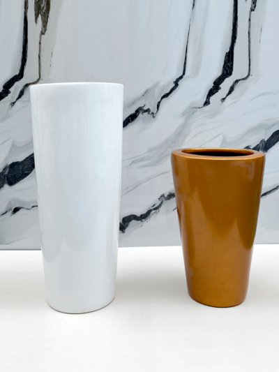 Mendels cone fiberglass pot vase