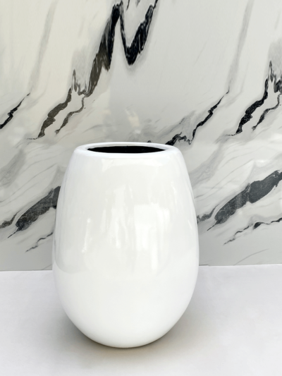 Mendels Egg Classic Fiberglass Flower Planters Pots