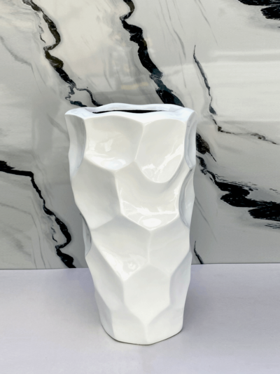 mendels rock fiberglass pot vase planters