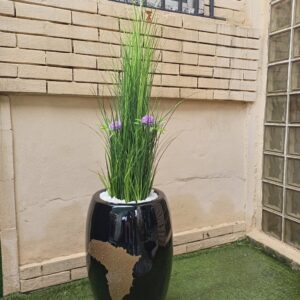 130cm grass pant potted with 60cm classic flower pot