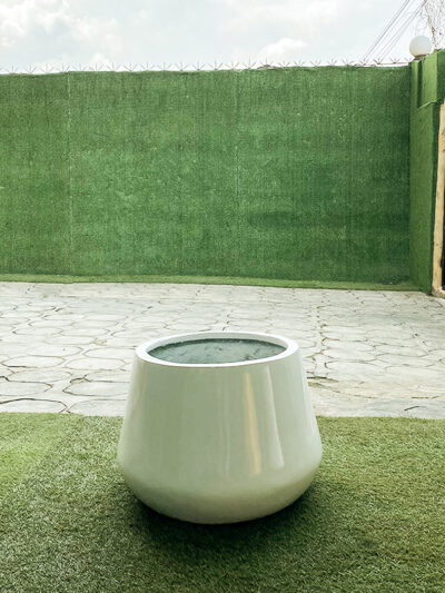 Mendels Deluxe Fiberglass Flower Planters, Pots, Vases