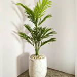120cm Artificial Palm Plant potted in crack design 40cm Fiberglass Pot | Height - 160cm