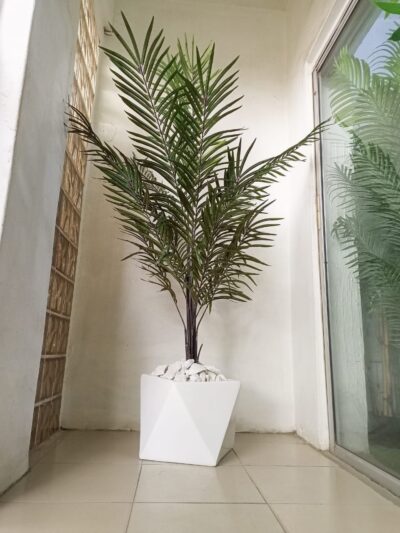 Modern artificial palm décor