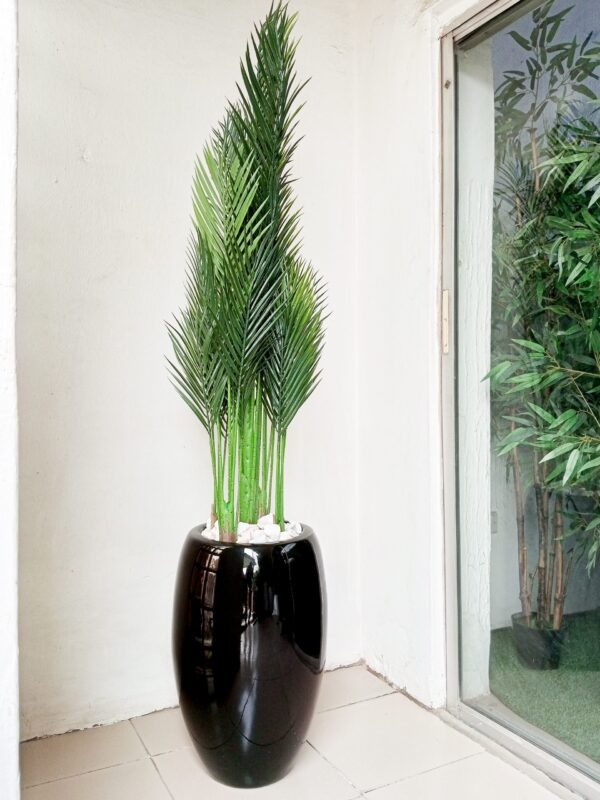 Modern artificial palm décor