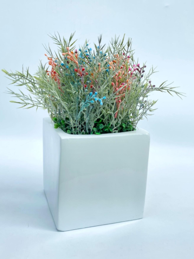 Square fiberglass pot