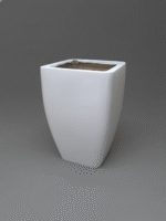 Elegant Belly Fiberglass Pot – 49CM Tall, Stylish & Modern