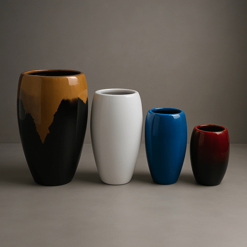 Classic fiberglass pot