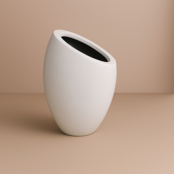 Modern oval planter