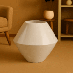 Onion Shape Fiberglass Vase