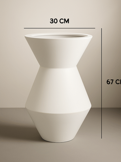 Thom-Floor fiberglass flower pot