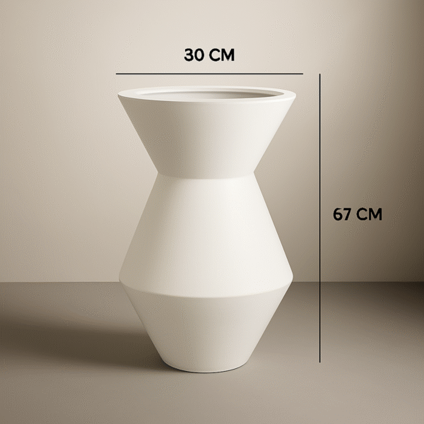 Thom-Floor fiberglass flower pot