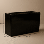 Trough fiberglass planter