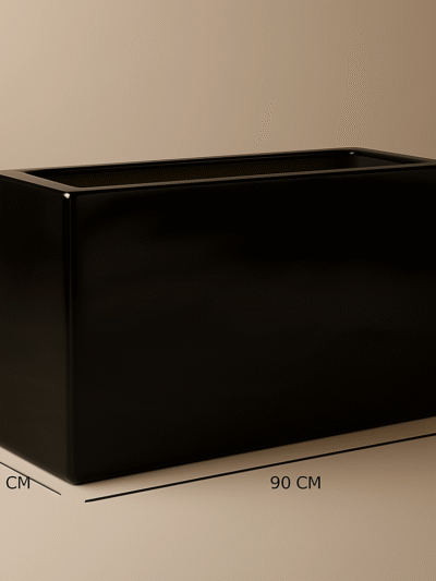 Trough fiberglass planter