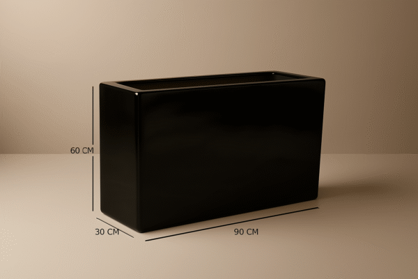 Trough fiberglass planter