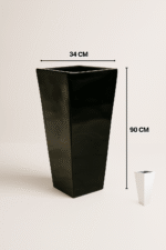 Tapered fiberglass planter