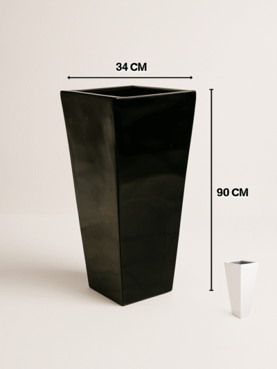 Tapered fiberglass planter