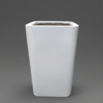 Cuboid Fiberglass Plant Planter – Modern & Durable Design