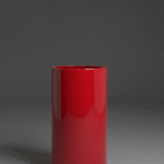 Elegant Fiberglass Cylinder Vase – 67CM Tall, Modern Décor Statement