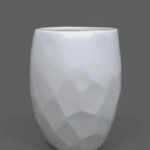 Facet Fiberglass Planter – Stylish & Durable Decorative Pot