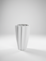 Stylish Okra fiberglass plant planter – 70CM Tall, Modern & Elegant