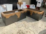 100CM modern rectangular planter