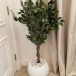 fiberglass round ball vase