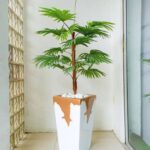 Fiberglass cuboid vase