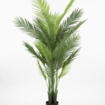 Artificial Outdoor Palm Plant 170cm Green – 3 Trunks and 22 Leaves with Cement Pot