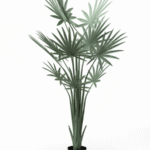 Artificial Palm Plant 160cm Green – 6 Branches, 8 Leaves with Plastic Pot
