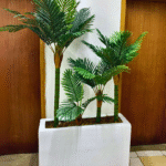 Artificial Four Stem Palm Tree