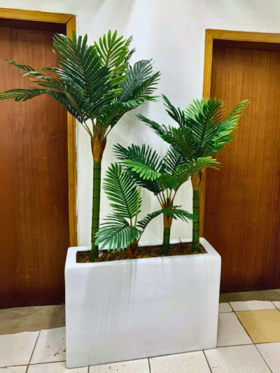 Artificial Four Stem Palm Tree