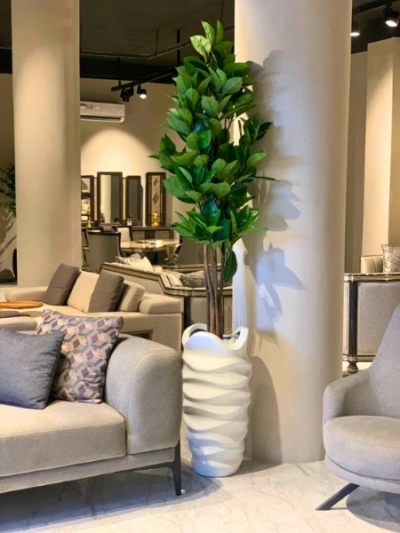Designer Periwinkle Vase