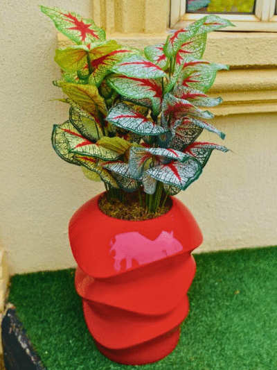 Artificial Double Mini Potted Plant