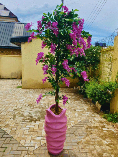 Wisteria in Periwinkle Vase