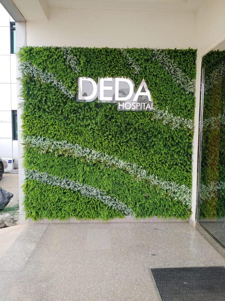 Vertical Faux Greenery Walls