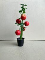 Premium Artificial Potted Plant with Apple Fruits – 70cm Mini Indoor Decor