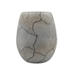 Rustic Fiberglass Egg Classic Planter for Stylish Indoor and Outdoor Decor