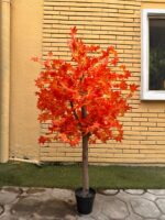Artificial Maple Leaf Tree 160cm | Luxury Orange Indoor Artificial Plants in Nigeria - Image 3