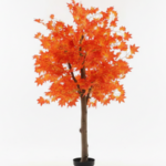 Artificial Maple Leaf Tree 160cm | Luxury Orange Indoor Artificial Plants in Nigeria