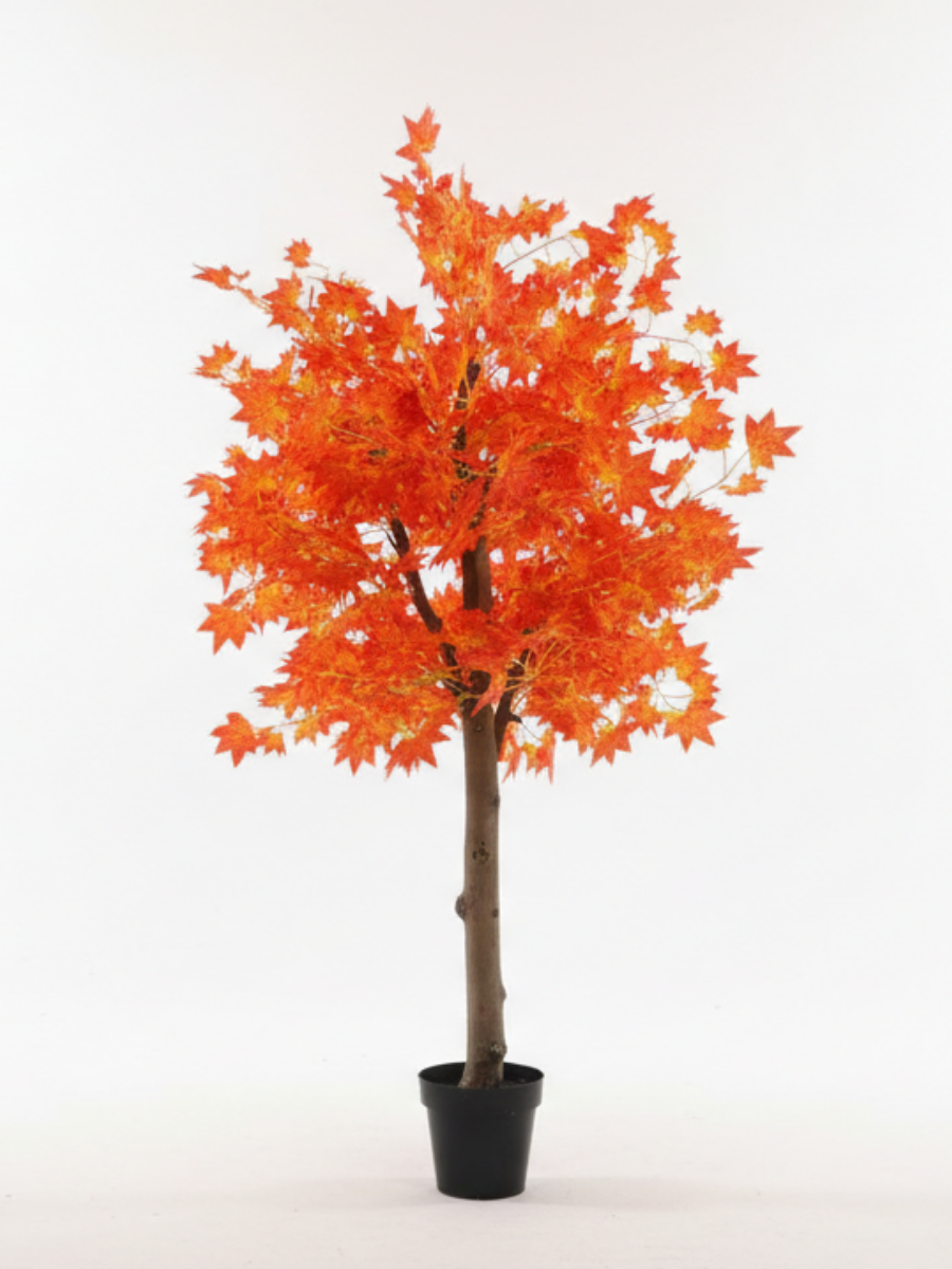 maple leaf tree Artificial Maple Leaf Tree 160cm | Luxury Orange Indoor Artificial Plants in Nigeria - Image 1