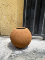 30cm Round Ball (Rustic design) Fiberglass Planter  in Nigeria - Image 2