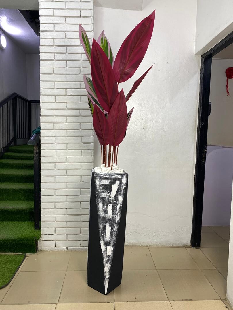 ArtificialSkybirdPlant Artificial Skybird Plant Pink 210cm–225cm in Plamond Fiberglass Vase | Luxury Indoor Décor Nigeria - Image 1