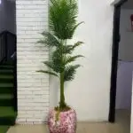 Artificial Palm 225cm–240cm in Egg Classic Fiberglass Vase | Luxury Indoor Palm Nigeria
