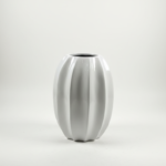 60cm Pumpkin Fiberglass Vase – Stylish Round Decorative Fiberglass Planter for Modern Spaces