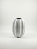 60cm Pumpkin Fiberglass Vase – Stylish Round Decorative Fiberglass Planter for Modern Spaces