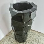 Bold Jagged Edge fiber Pot – 77CM Tall, Striking Design - Image 2